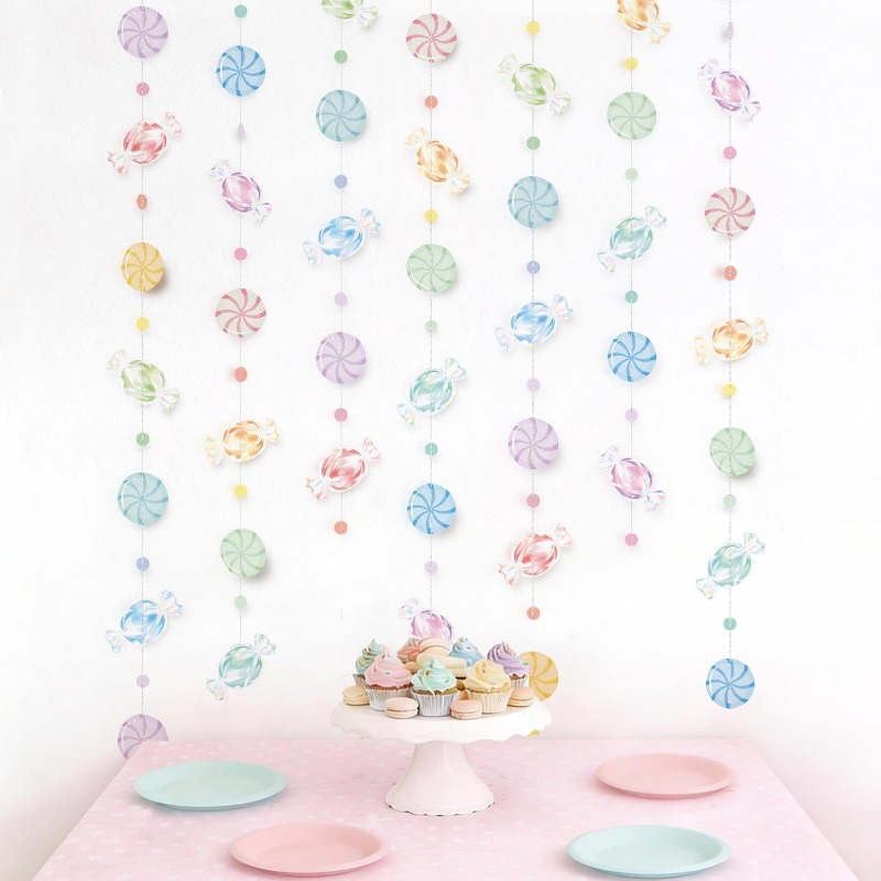 Wedding Decor Supply Store - Candyland Party Decorations Candy Garlands Lollipop