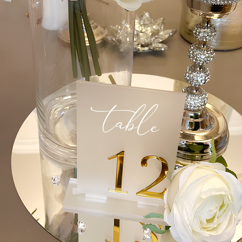 Acrylic Table Number Wedding T - Table Number Gold review and price