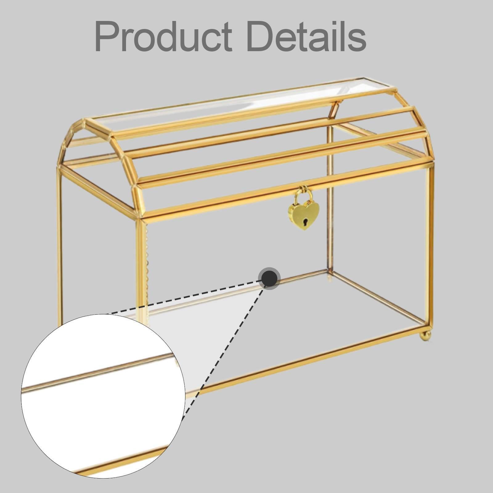 Glass Wedding Card Box Portabl - Wedding Card Box review and price