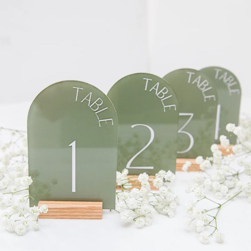Personalized Painted Back Acry - Table Number Gold review and price