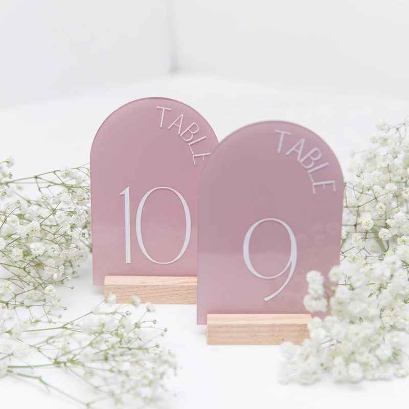 Personalized Painted Back Acry - Table Number Gold review and price
