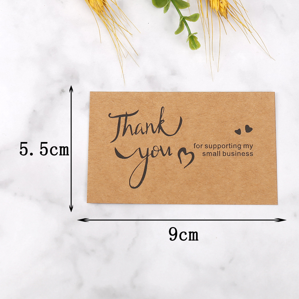 50pcs Thank You Cards Kraft Pa - Wedding Decor Supply Store review and price