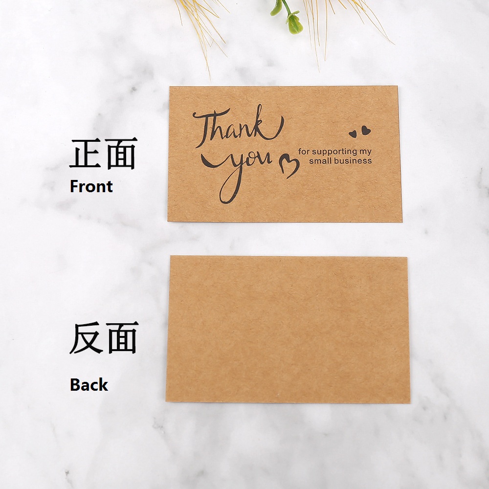 50pcs Thank You Cards Kraft Pa - Wedding Decor Supply Store review and price
