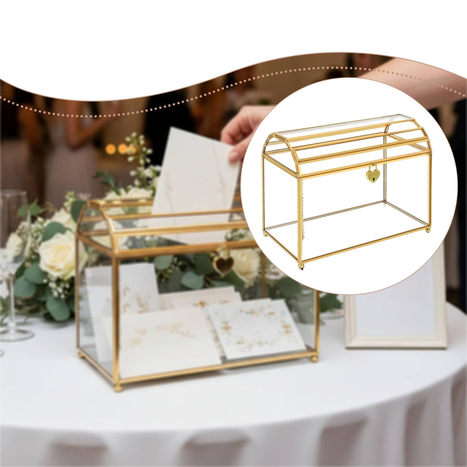 Glass Wedding Card Box Storage - Wedding Card Box review and price