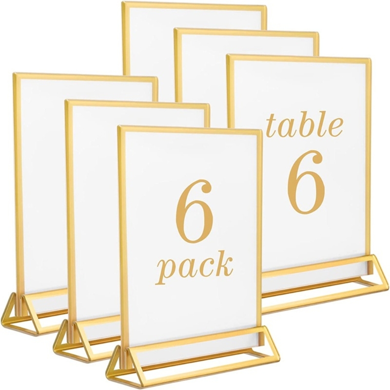 Clear Acrylic Wedding Table Nu - Table Number Gold review and price