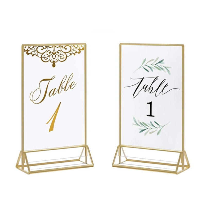 Clear Acrylic Wedding Table Nu - Table Number Gold review and price