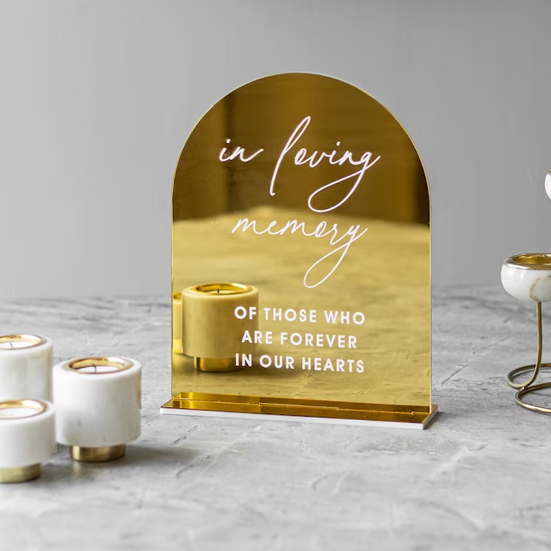 Set Of 4 Wedding Signs,In Lovi - Table Number Gold review and price
