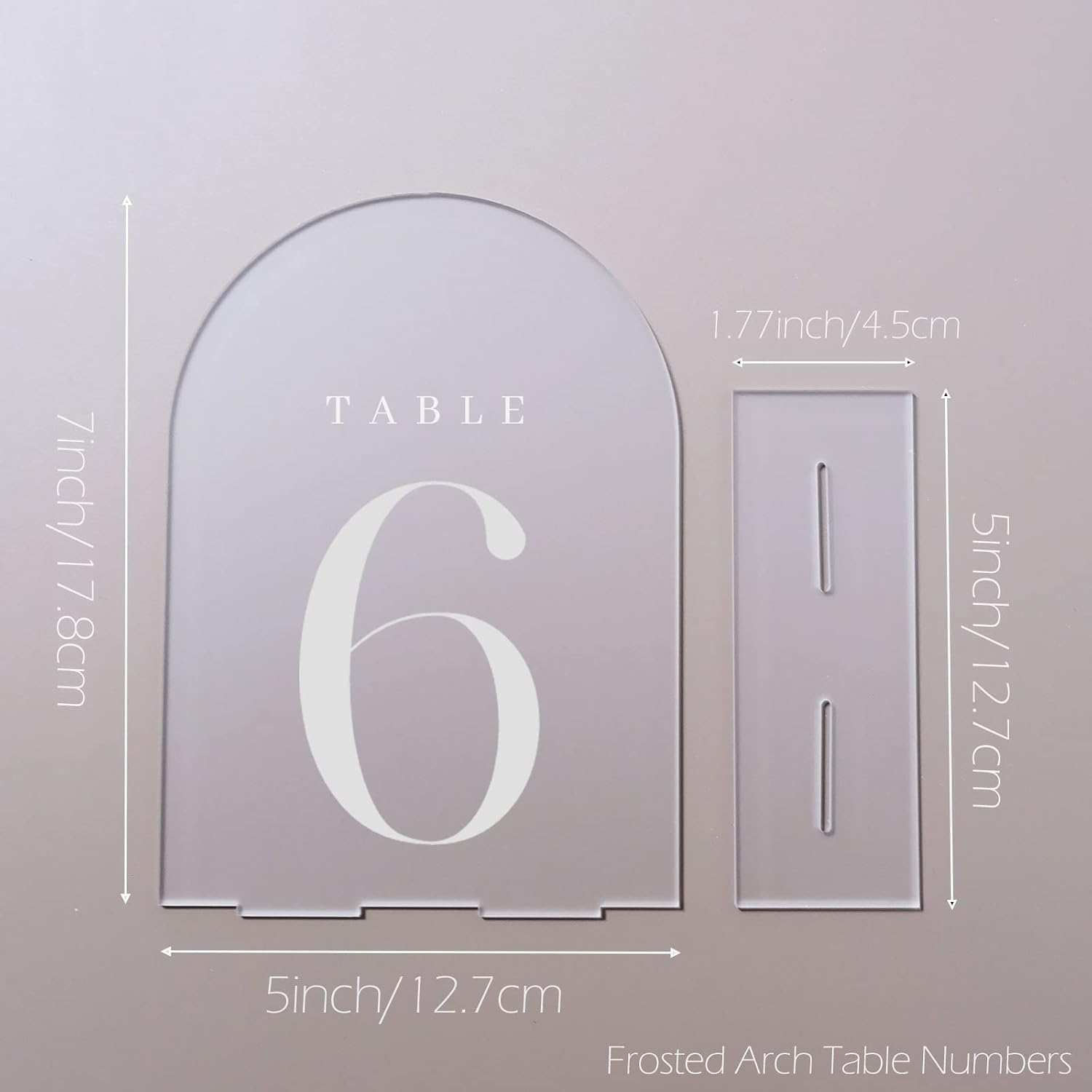 Arch Acrylic Table Numbers wit - Table Number Gold review and price