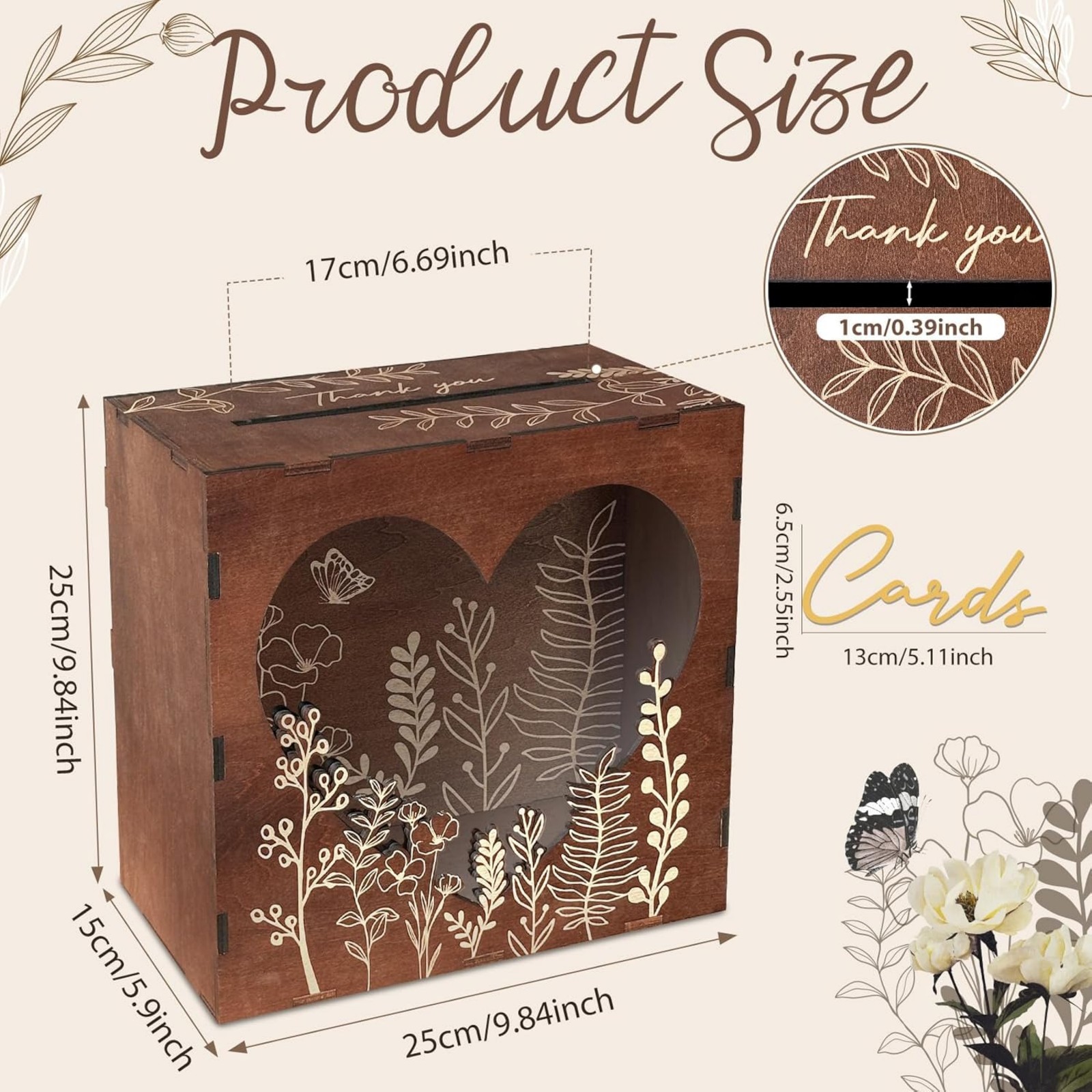 Brown Wedding Card Box for Rec - Wedding Card Box review and price