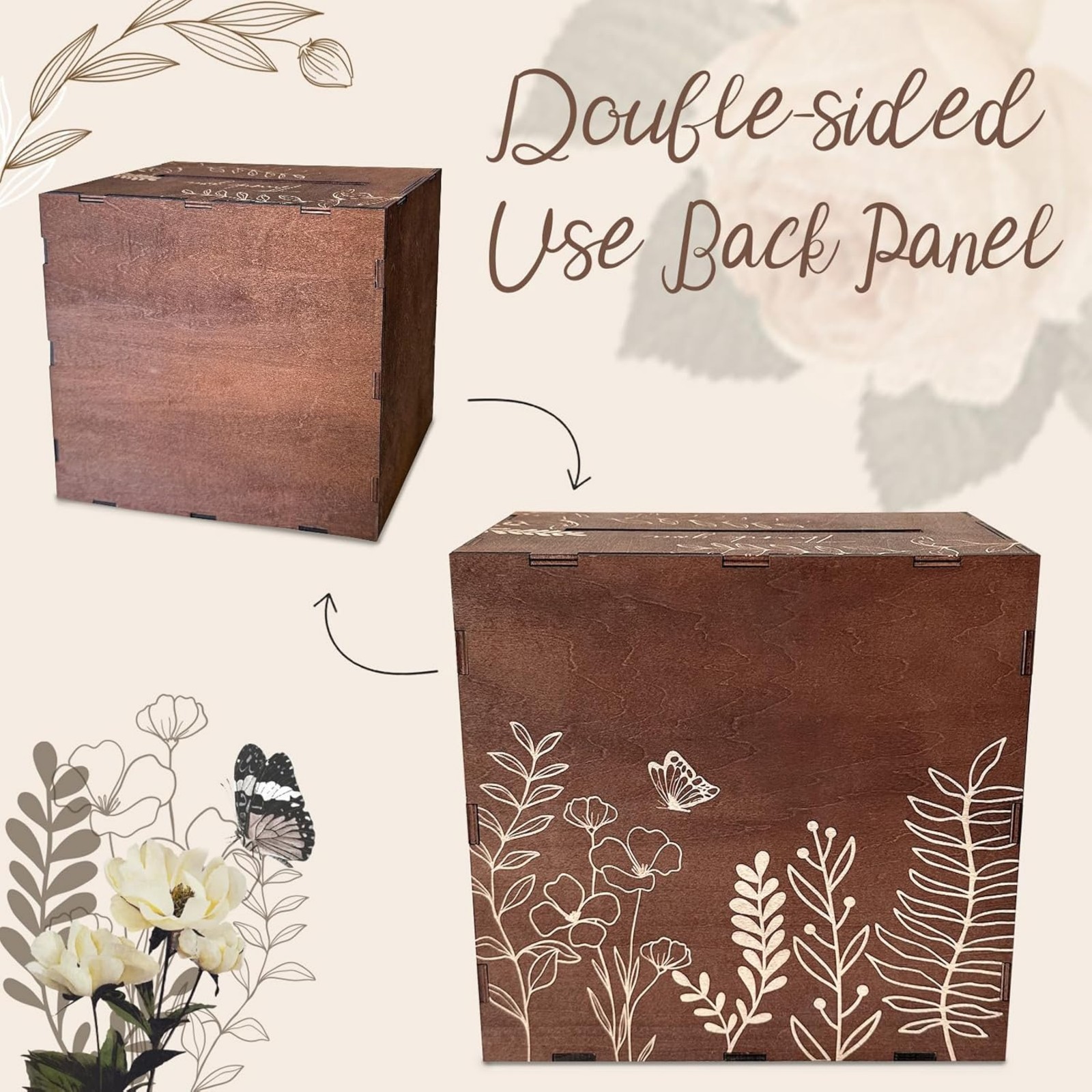 Brown Wedding Card Box for Rec - Wedding Card Box review and price