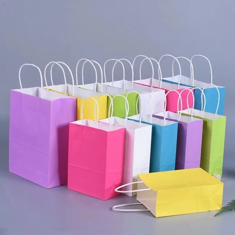 10/30/50pcs Kraft Paper Bag wi - Wedding/Event Supply Store review and price